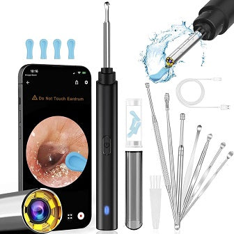 Wireless Ear Camera - HD Ear Wax Removal Tool with LED Light