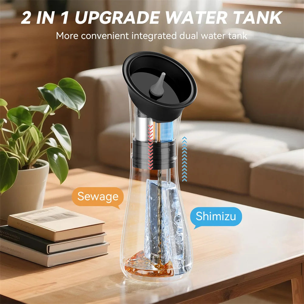 SUNUO Electric Ear Wax Removal Kit – Ear Irrigation System with Dual Water Tank, LED Display & 9 Spray Modes Secondary image