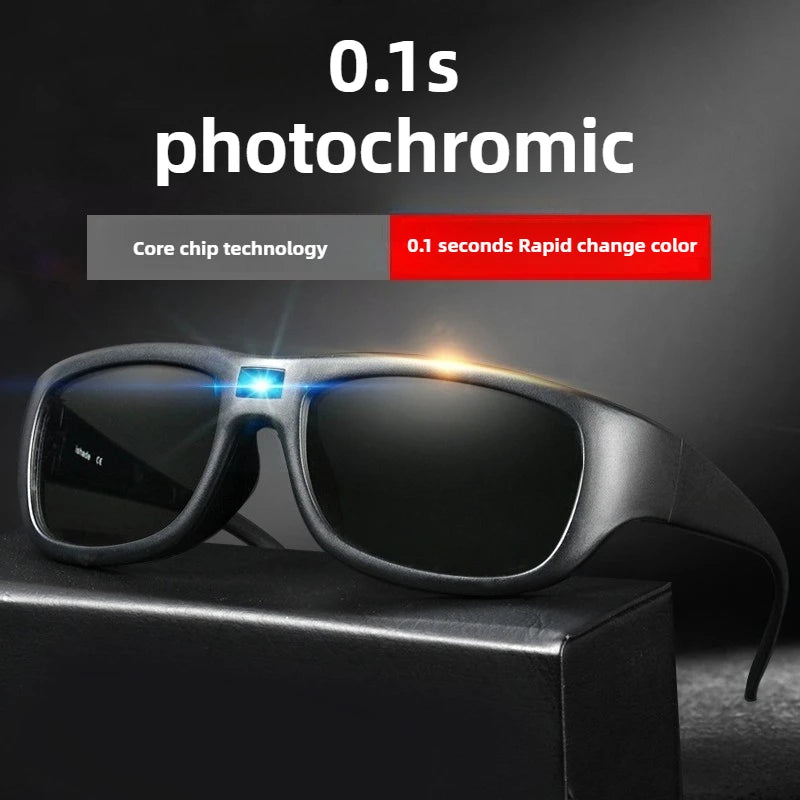 TILIKEU Photochromic Sports Sunglasses – Polarized UV400, TR90 Main image