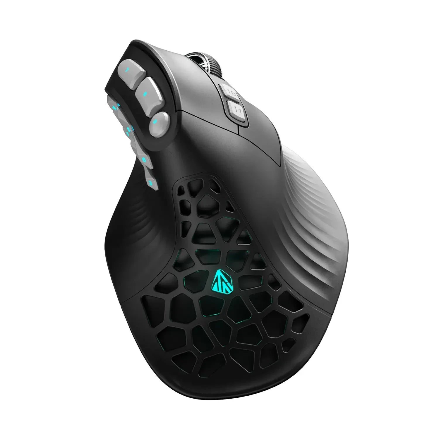 SOLAKAKA E9 Pro MMO Vertical Gaming Mouse – PAW3395, 15 Buttons, 36000 DPI, Tri-Mode Main image