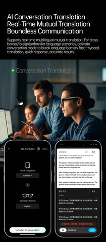 W620 Pro AI Smart Glasses – 4K Camera, Bluetooth 5.3 & Real-Time Translation