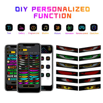 LED Devil Eye Car Display – Programmable RGB Matrix, Bluetooth App Control, IP65, 6 Sizes