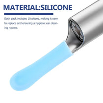 Silicone Ear Spoon Replacement Sleeves – Non-Slip Ear Wax Picker Covers