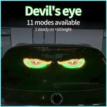 Car Dynamic Eye LED Lights – Flexible Rear Window Display, 12V, 4 Colors
