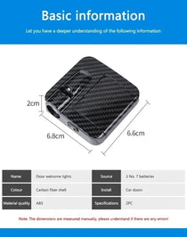 Wireless HD Laser Car Door Projector – Auto Sensor, No Wiring, Battery Powered, 2/4pcs
