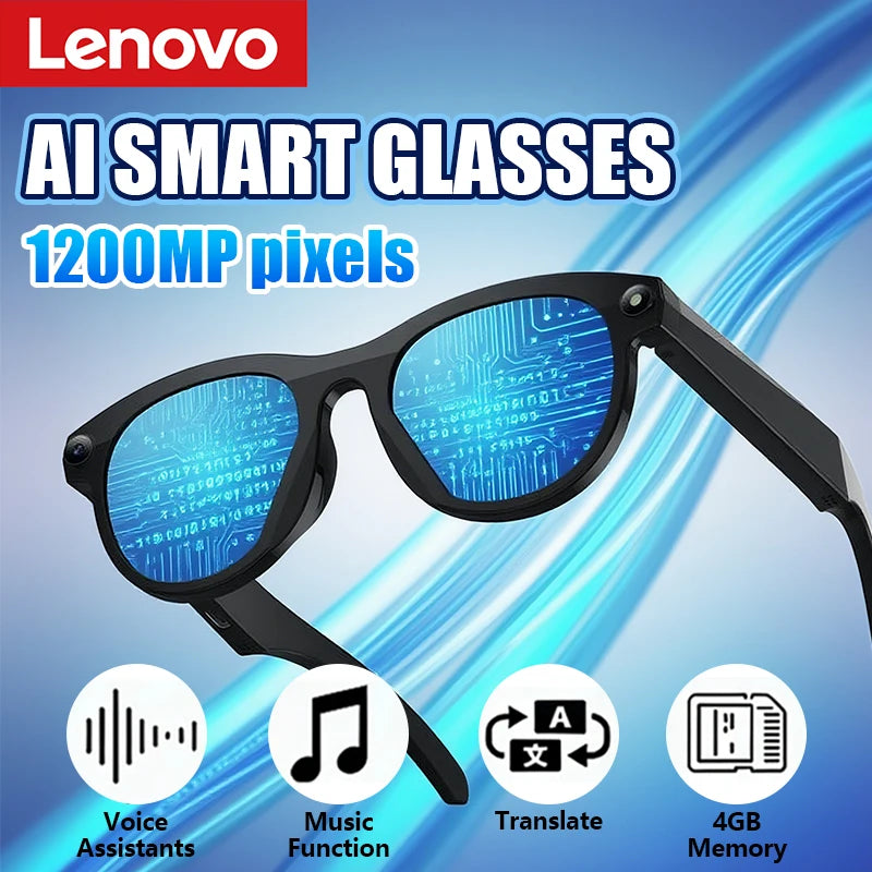 Lenovo AI Smart Glasses M88 – 8K Camera, ChatGPT, Translation & Bluetooth 5.3 Main image