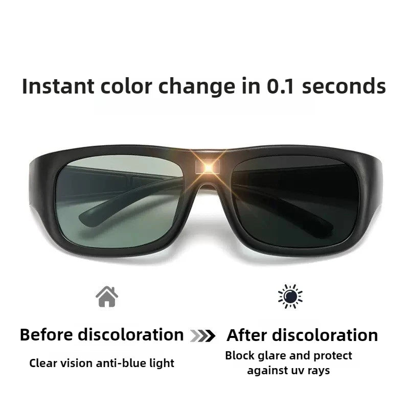 TILIKEU Photochromic Sports Sunglasses – Polarized UV400, TR90 Secondary image