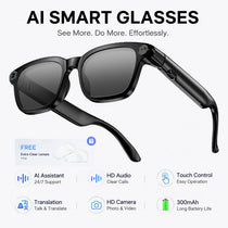 AI Smart Glasses M08 – HD Camera, Translation & Voice Assistant