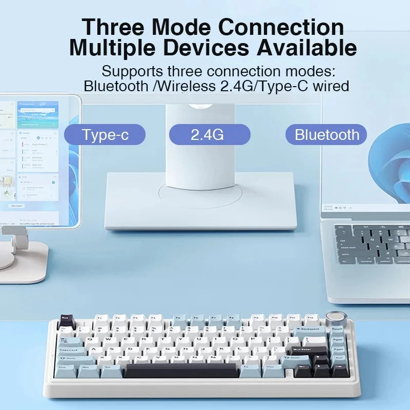 AULA F75 Mechanical Gaming Keyboard – 75%, Triple Mode, RGB, Hot-Swap, Gasket Mount Secondary image