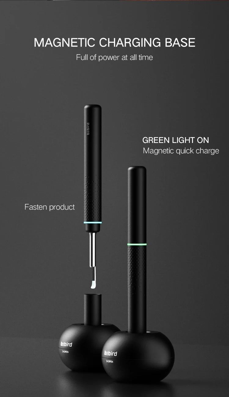 Bebird Smart Visual Ear Wax Removal Tool – Wireless Otoscope with Camera & 6 LED Lights Secondary image