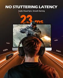 NUBWO G06 Wireless Gaming Headset – 2.4GHz + BT 5.3, 100H Battery, PS5/PS4/PC/Switch