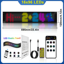 LED Devil Eye Car Display – Programmable RGB Matrix, Bluetooth App Control, IP65, 6 Sizes