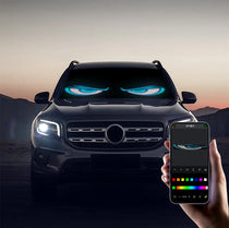 LED Devil Eye Car Display – Programmable RGB Matrix, Bluetooth App Control, IP65, 6 Sizes