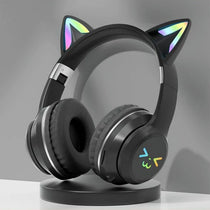 Cat Ear Bluetooth Headset – RGB Lights, Kawaii Design, Gift for Girls, 5 Colors