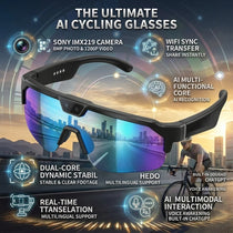 GUHUAVMI Q01 AI Smart Glasses – Dual Camera, 4K Video, Stereo Audio & Real-Time Translation