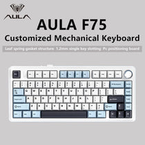 AULA F75 Mechanical Gaming Keyboard – 75%, Triple Mode, RGB, Hot-Swap, Gasket Mount
