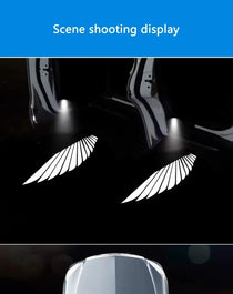 Wireless HD Laser Car Door Projector – Auto Sensor, No Wiring, Battery Powered, 2/4pcs