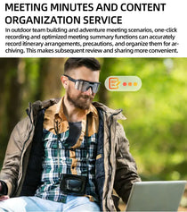 GUHUAVMI Q01 AI Smart Glasses – Dual Camera, 4K Video, Stereo Audio & Real-Time Translation